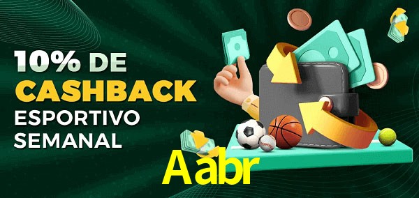 10% de bônus de cashback na Aabr
